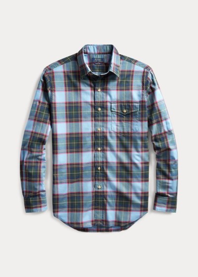 Men's Polo Ralph Lauren Classic Fit Plaid Work Shirt | 059428DLW